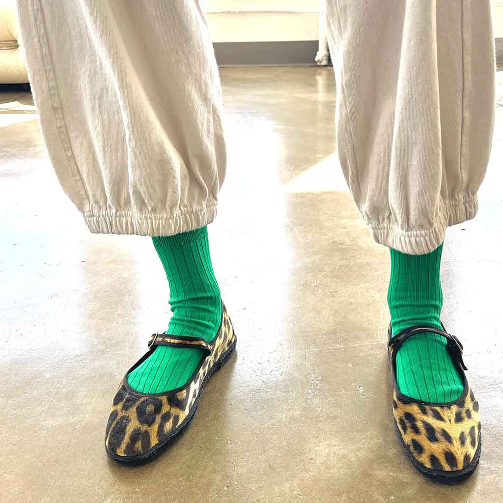 Le Bon Shoppe Her Socks - Kelly Green - re - souL