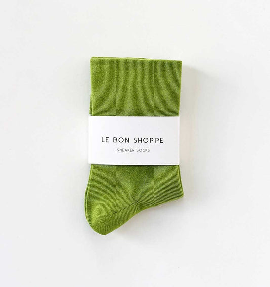 Le Bon Shoppe Sneaker Socks - Matcha - re - souL