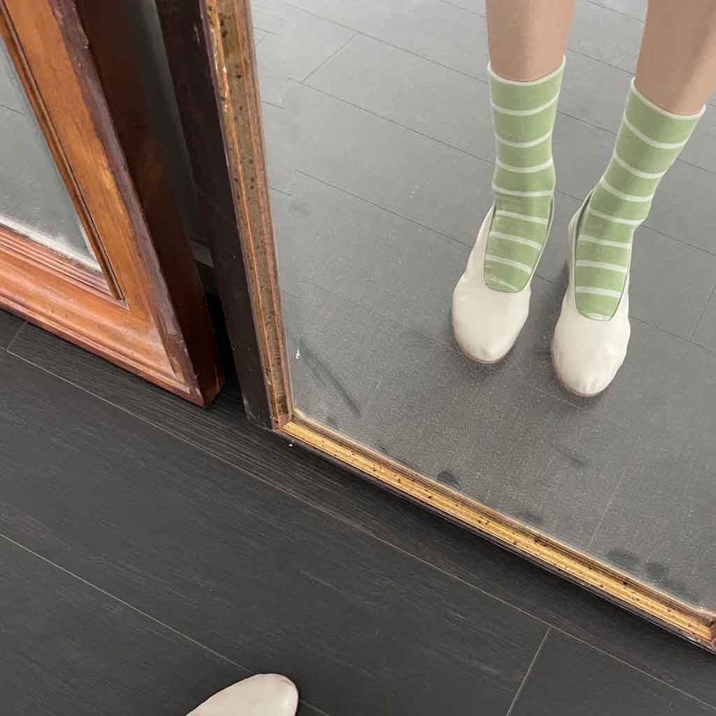 Le Bon Shoppe Wally Socks - Wasabi - re - souL