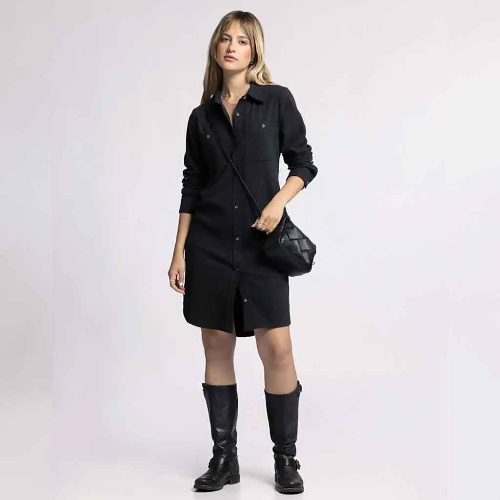 Leslie Dress - Black - re - souL