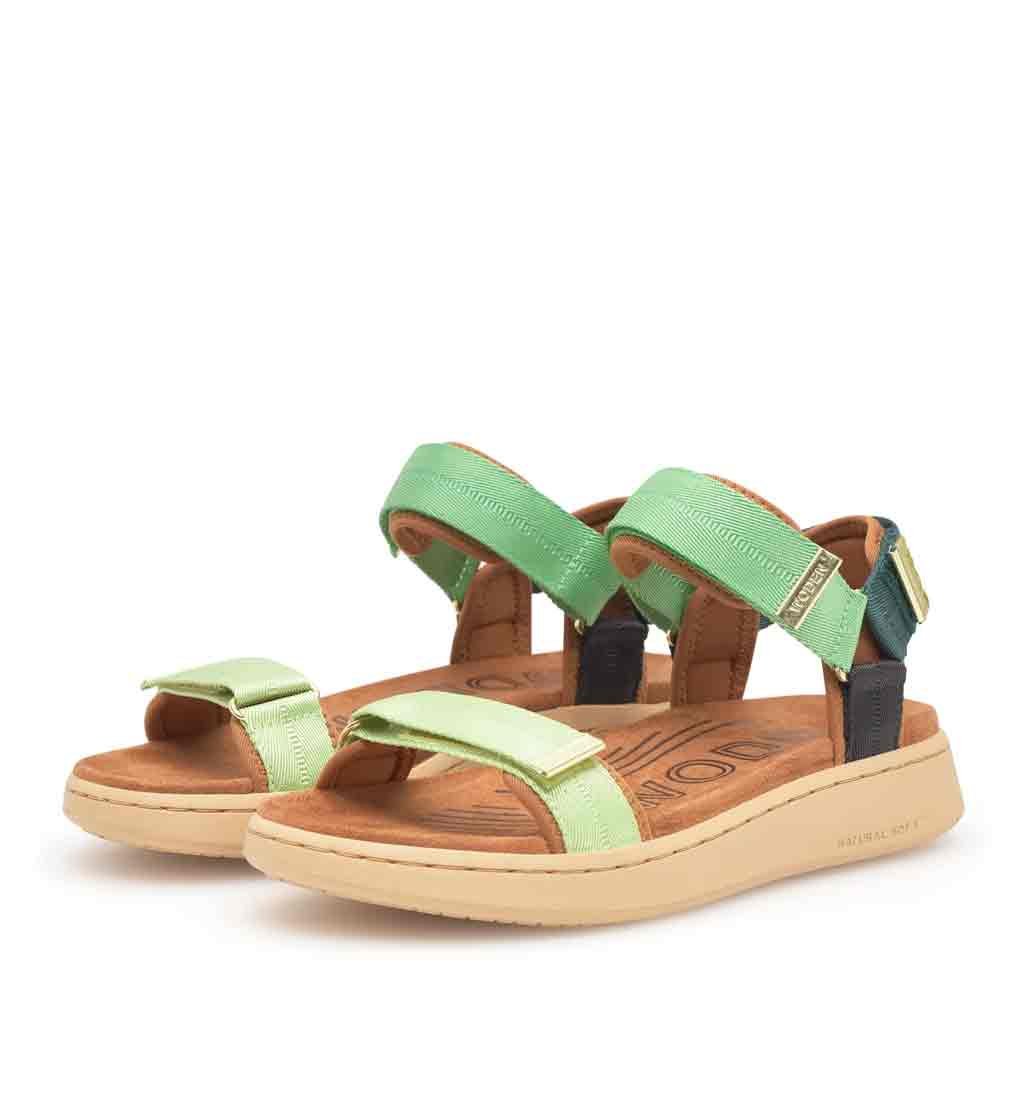 Line Sandal - Apple Green Multi - re - souL