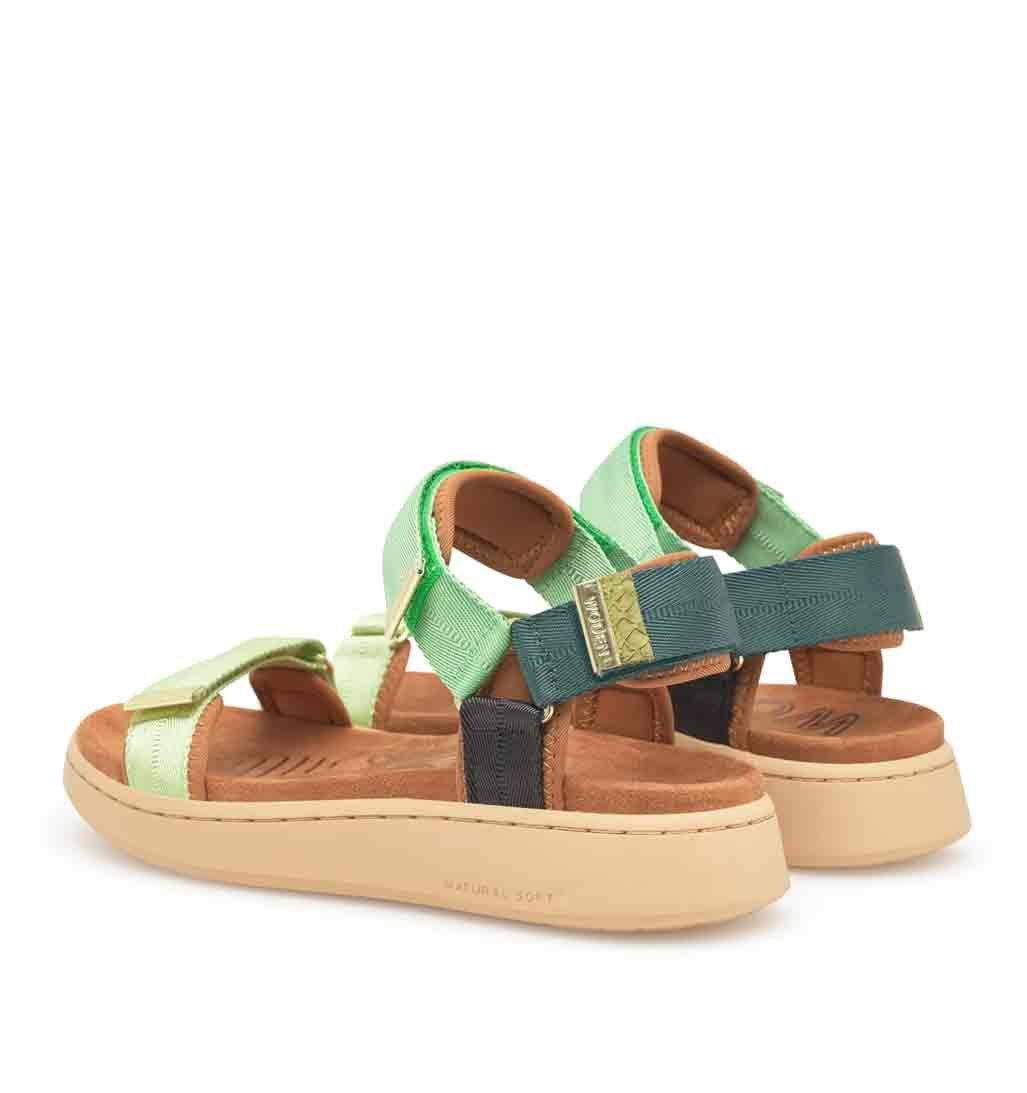 Line Sandal - Apple Green Multi - re - souL