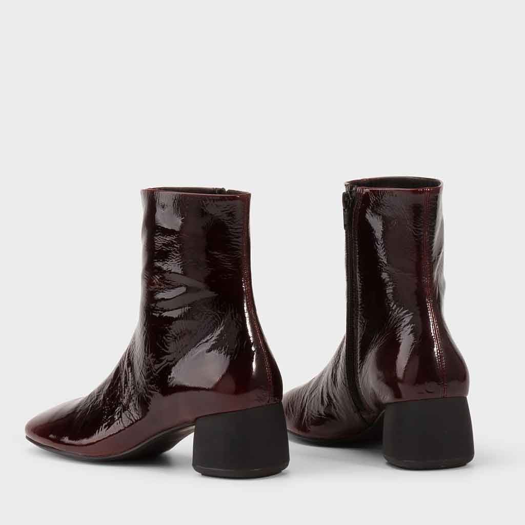 Livia Ankle Boot - Dark Cherry Red - re - souL