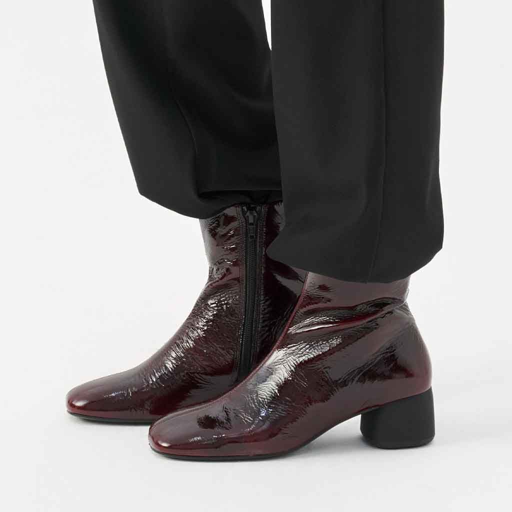 Livia Ankle Boot - Dark Cherry Red - re - souL