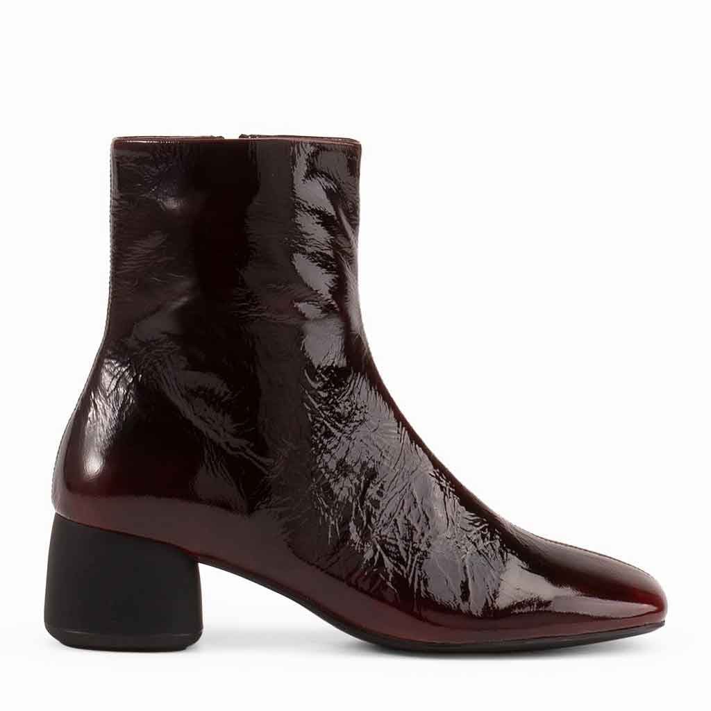 Livia Ankle Boot - Dark Cherry Red - re - souL