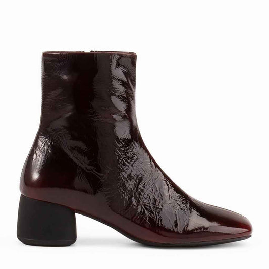Livia Ankle Boot - Dark Cherry Red - re - souL