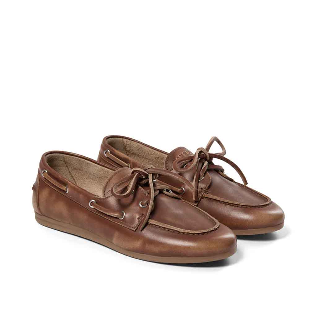 Marin Boat Shoe - Antique Brown - re - souL