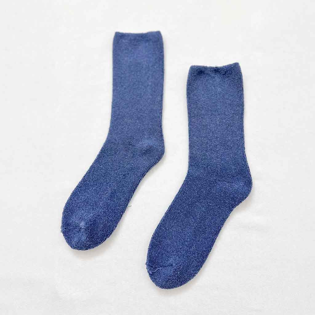 Men's Extended Cloud Socks Bijou Blue - re - souL