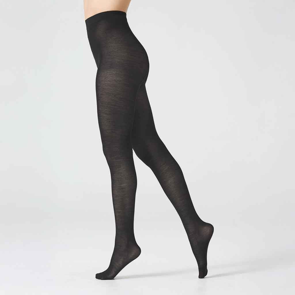 Merino Wool Tights - Charcoal Grey - re - souL