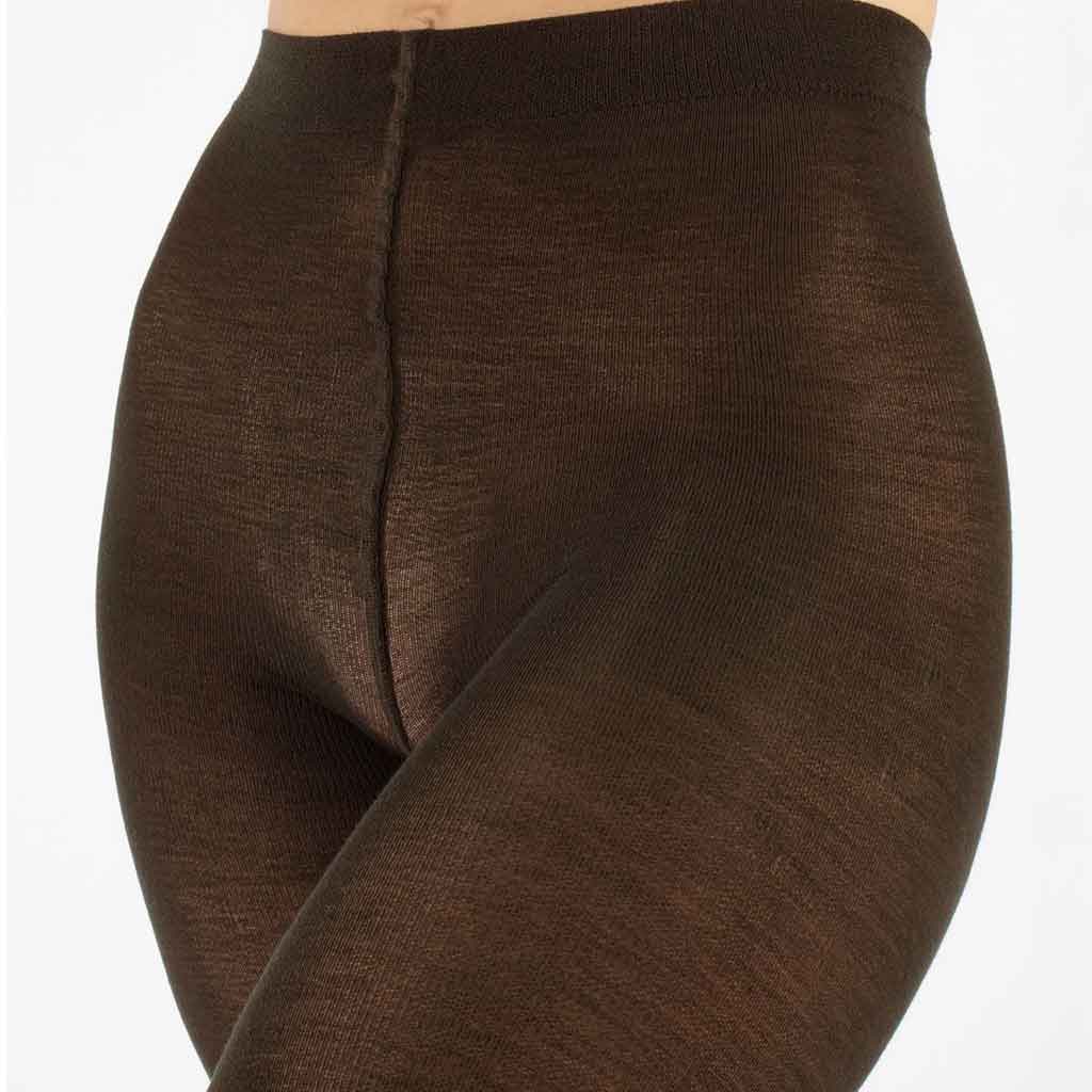 Merino Wool Tights Chocolate - re - souL