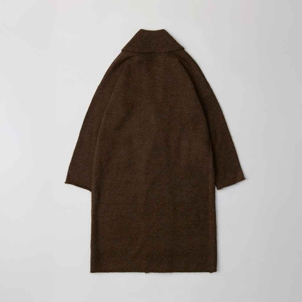 Heidi Heavy Knit Coat - Brown