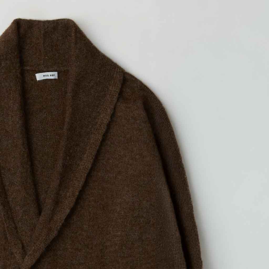 Heidi Heavy Knit Coat - Brown