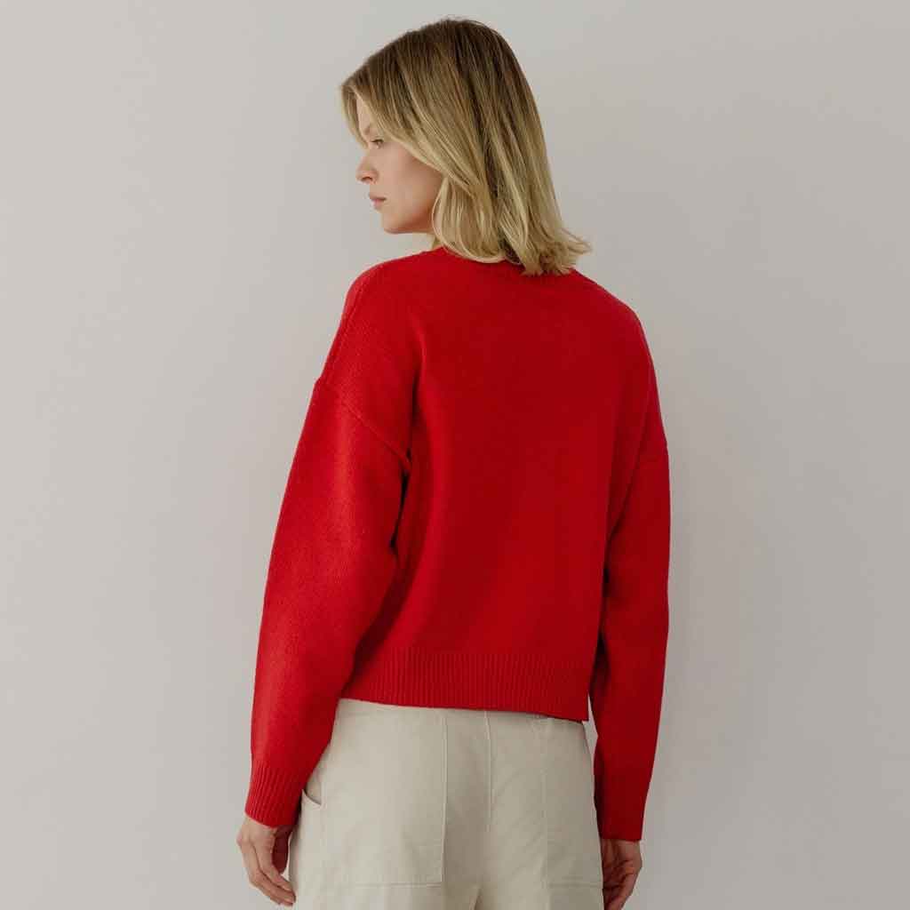 Lucy Cardigan - Red