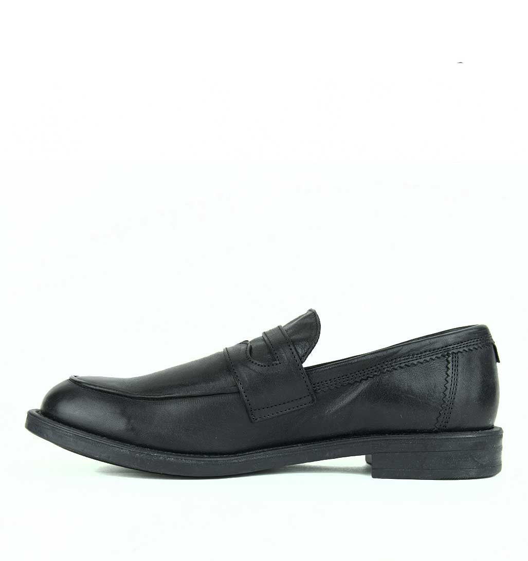 MOMA Men's Loafer - Black - re-souL