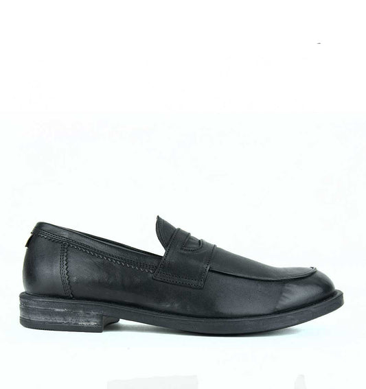 MOMA Men's Loafer - Black - re-souL