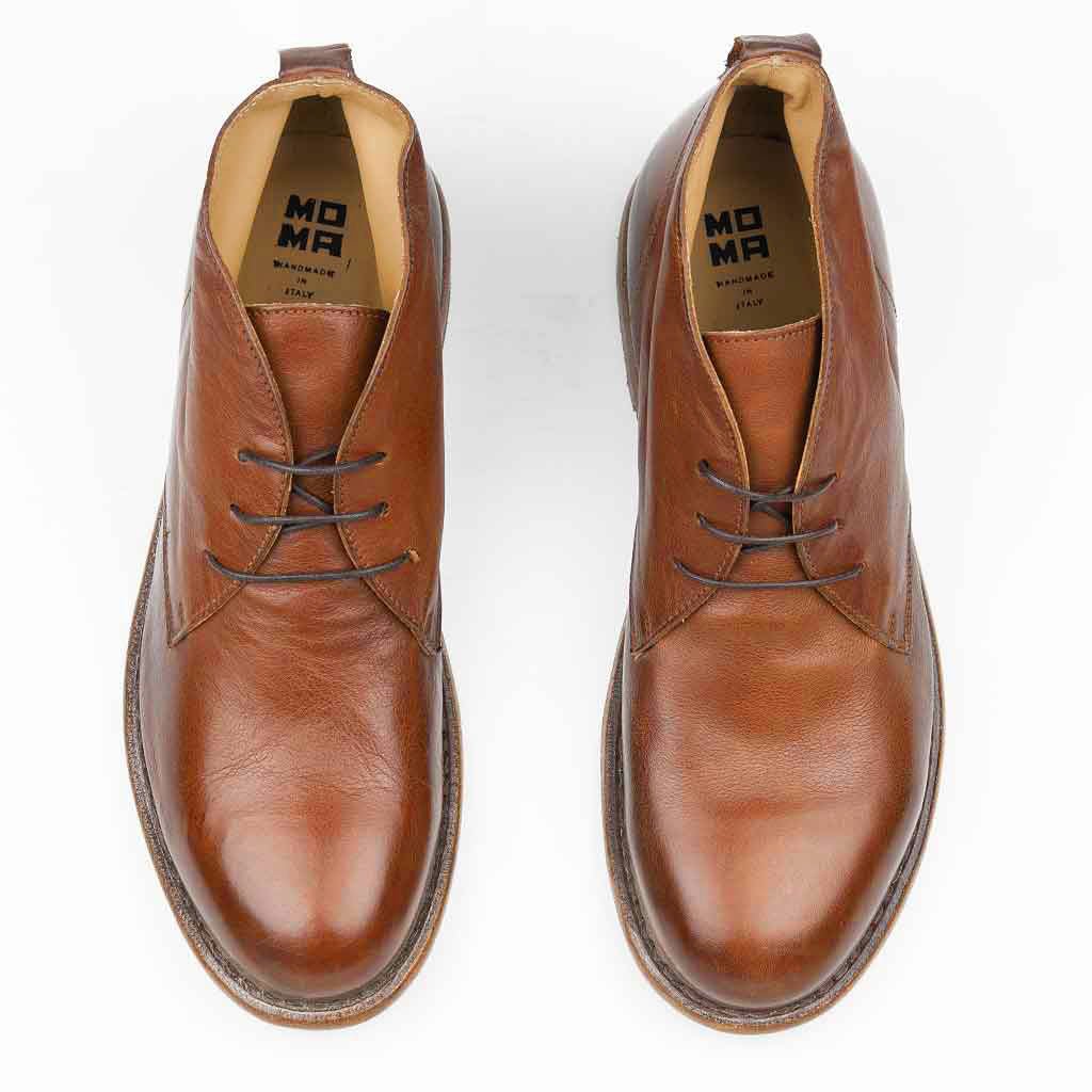 MOMA Minsk Desert Boot - Brandy - re - souL