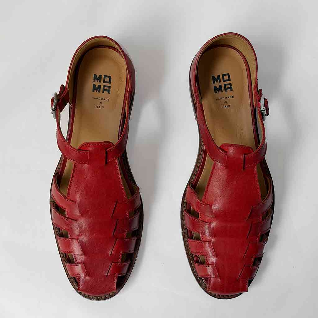 MOMA T - Strap Woven Flat - Red - re - souL