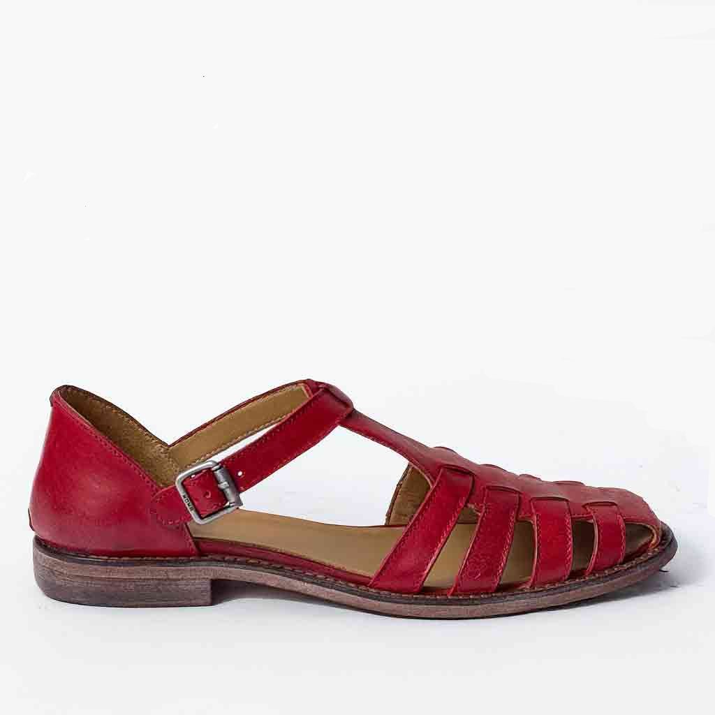 MOMA T - Strap Woven Flat - Red - re - souL