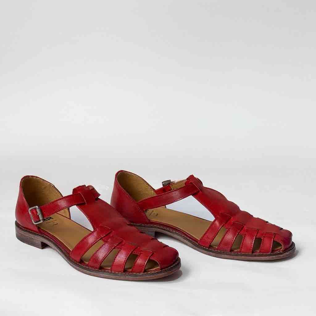 MOMA T - Strap Woven Flat - Red - re - souL