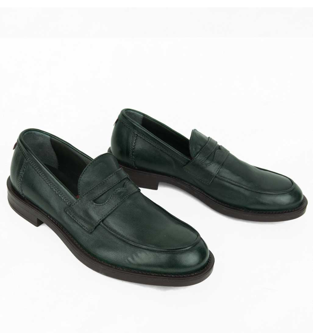 MOMA Vintage Loafer - Green - re-souL