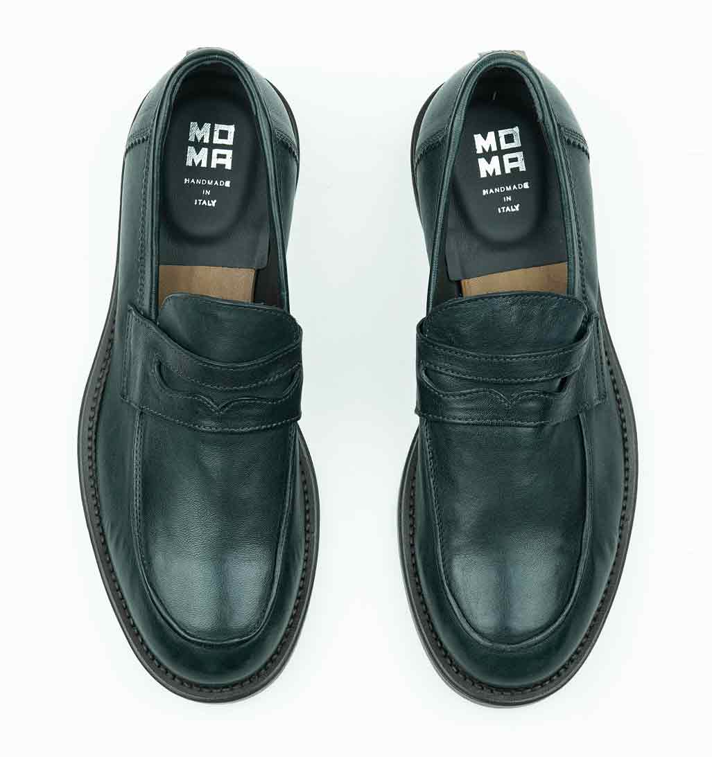 MOMA Vintage Loafer - Green - re-souL