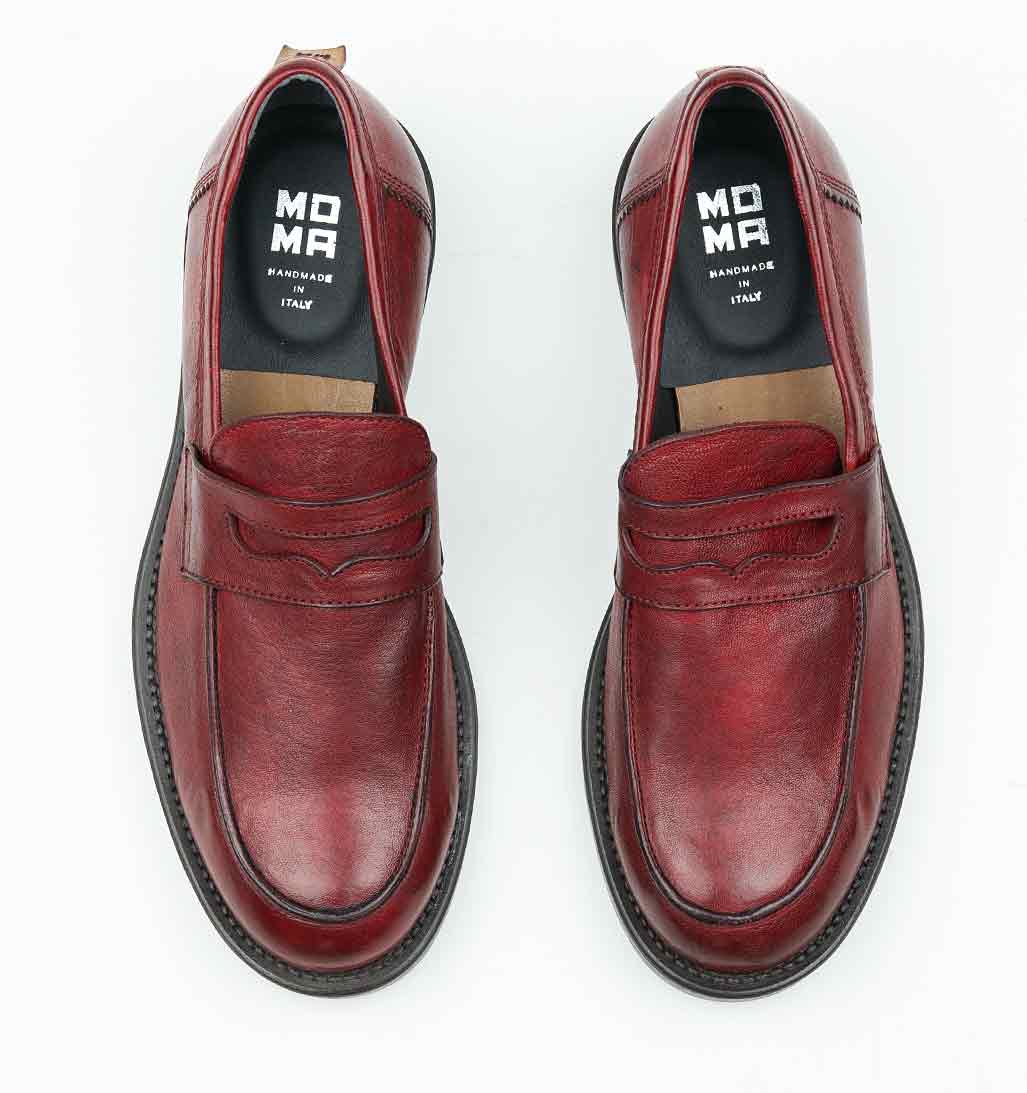 MOMA Vintage Loafer - Red - re-souL