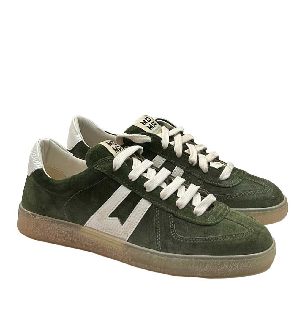 MOMA Vintage Sneaker for Men - Green - re - souL