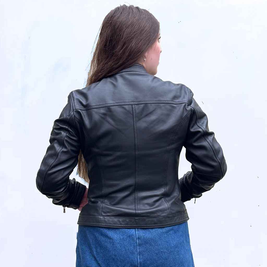 Moto Leather Jacket - Black - re - souL