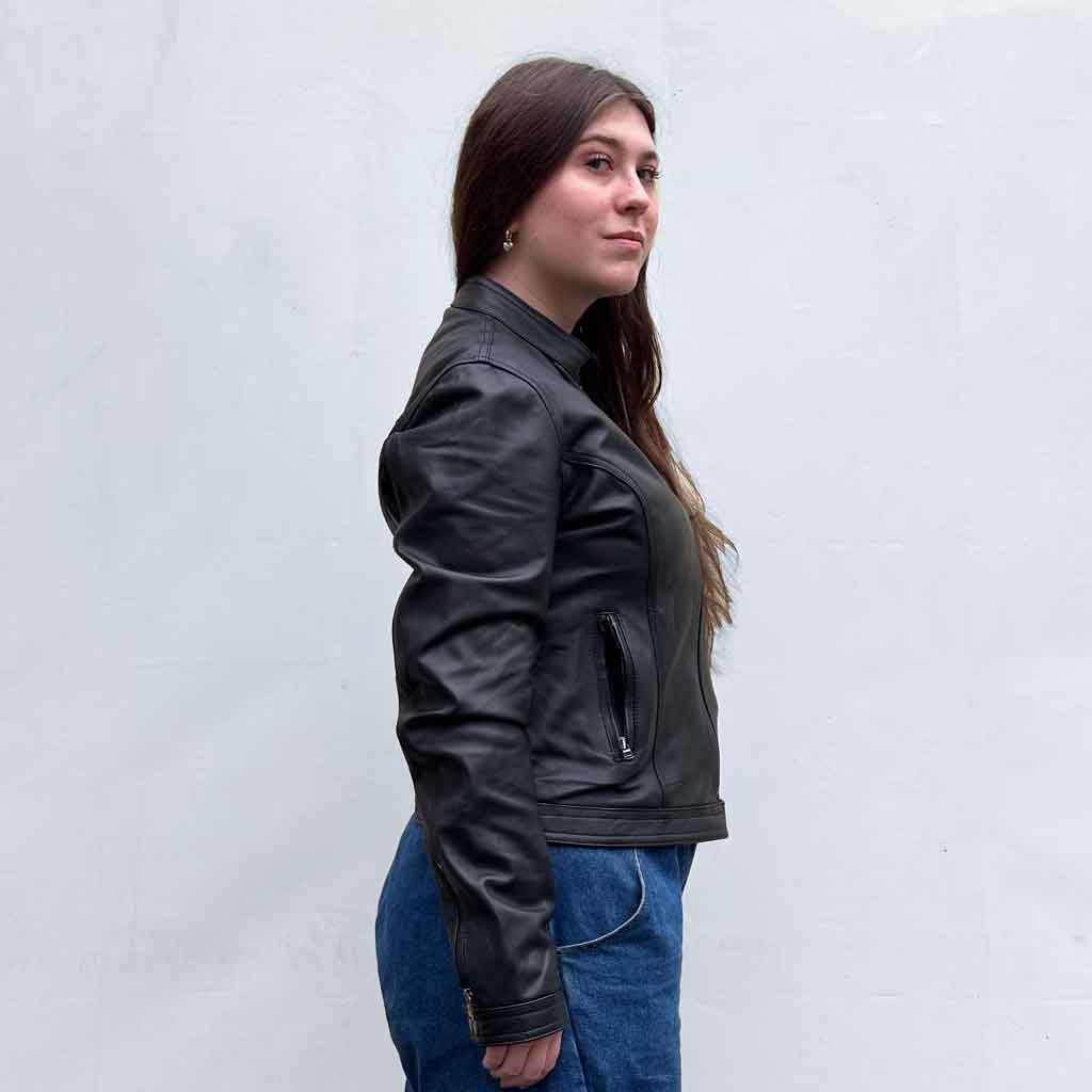 Moto Leather Jacket - Black - re - souL