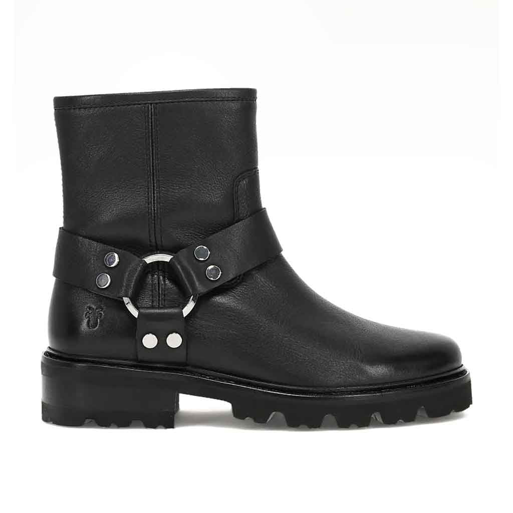 Olivia Harness Boot Short - Black - re - souL