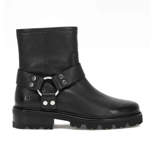 Olivia Harness Boot Short - Black - re - souL