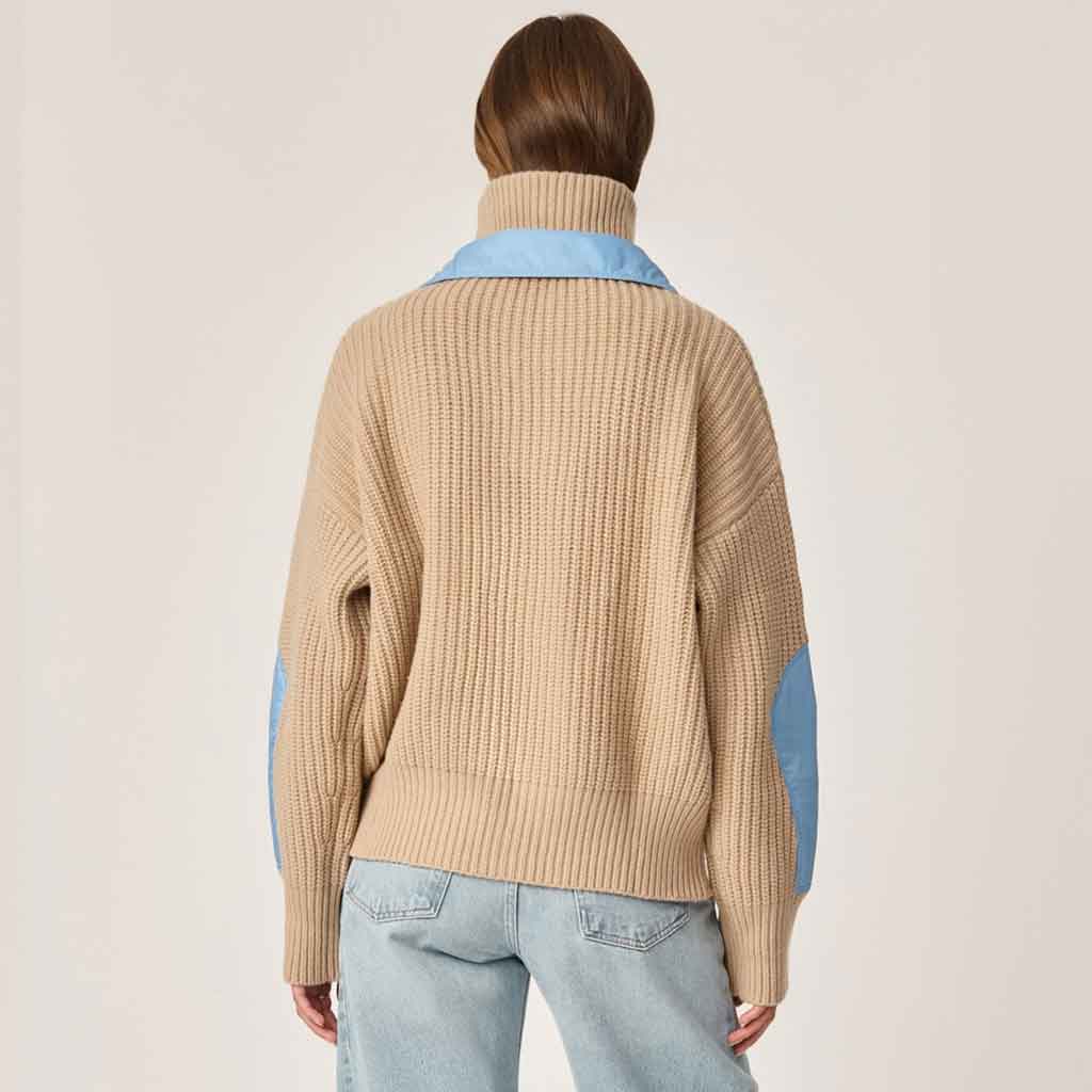 Oncept Pop Over Sweater - Oak - re - souL