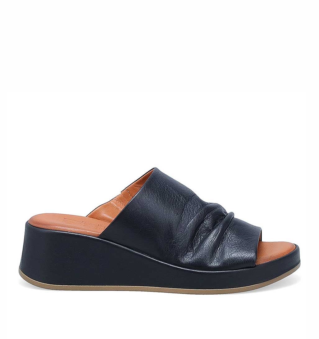 Patsey Platform Sandal - Black - re - souL