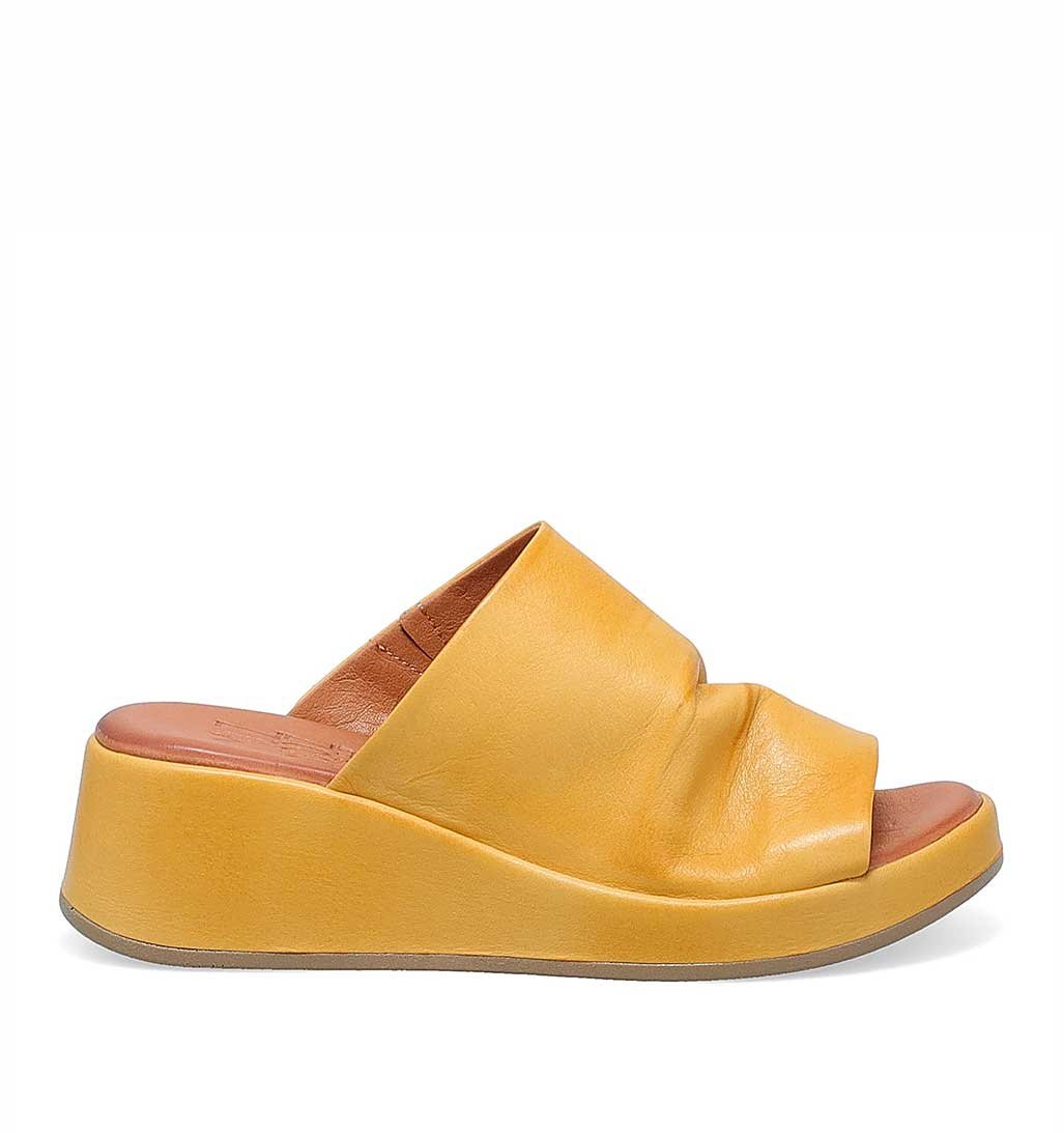 Patsey Platform Sandal - Ochre - re - souL