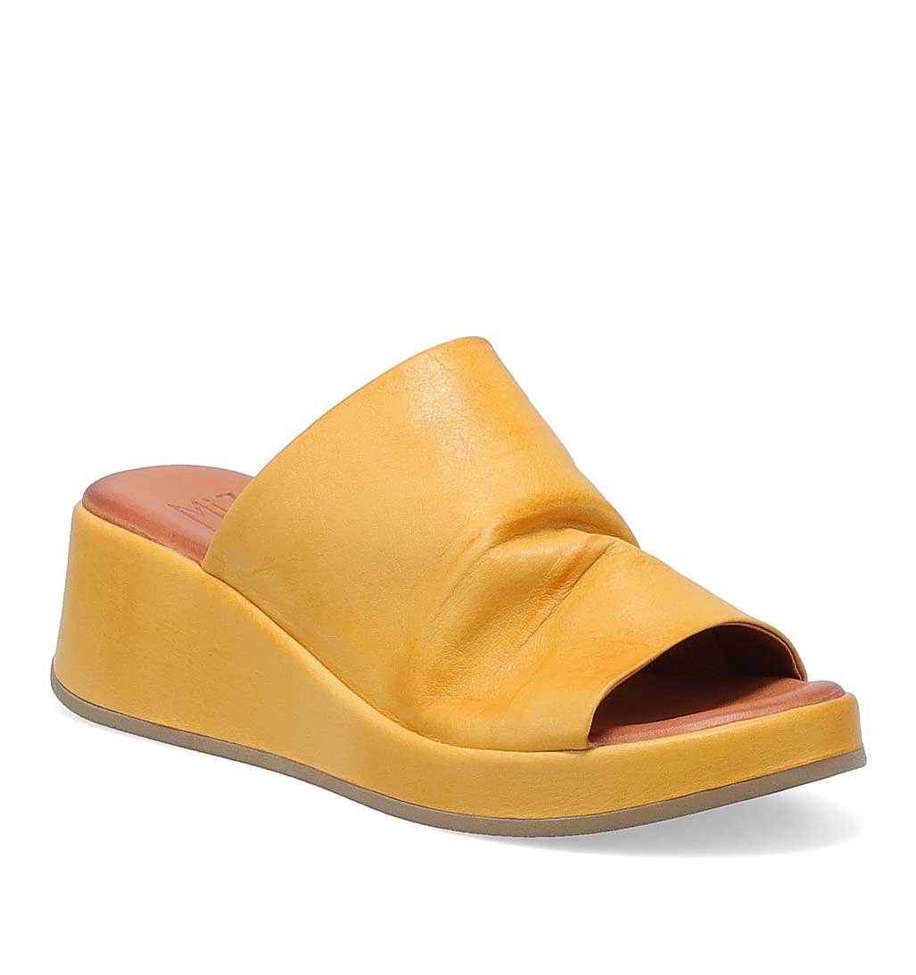 Patsey Platform Sandal - Ochre - re - souL