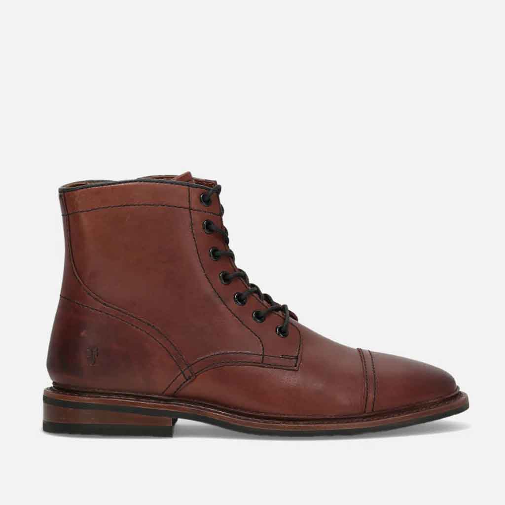 Paul Mid Lace Boot - Brown - re - souL