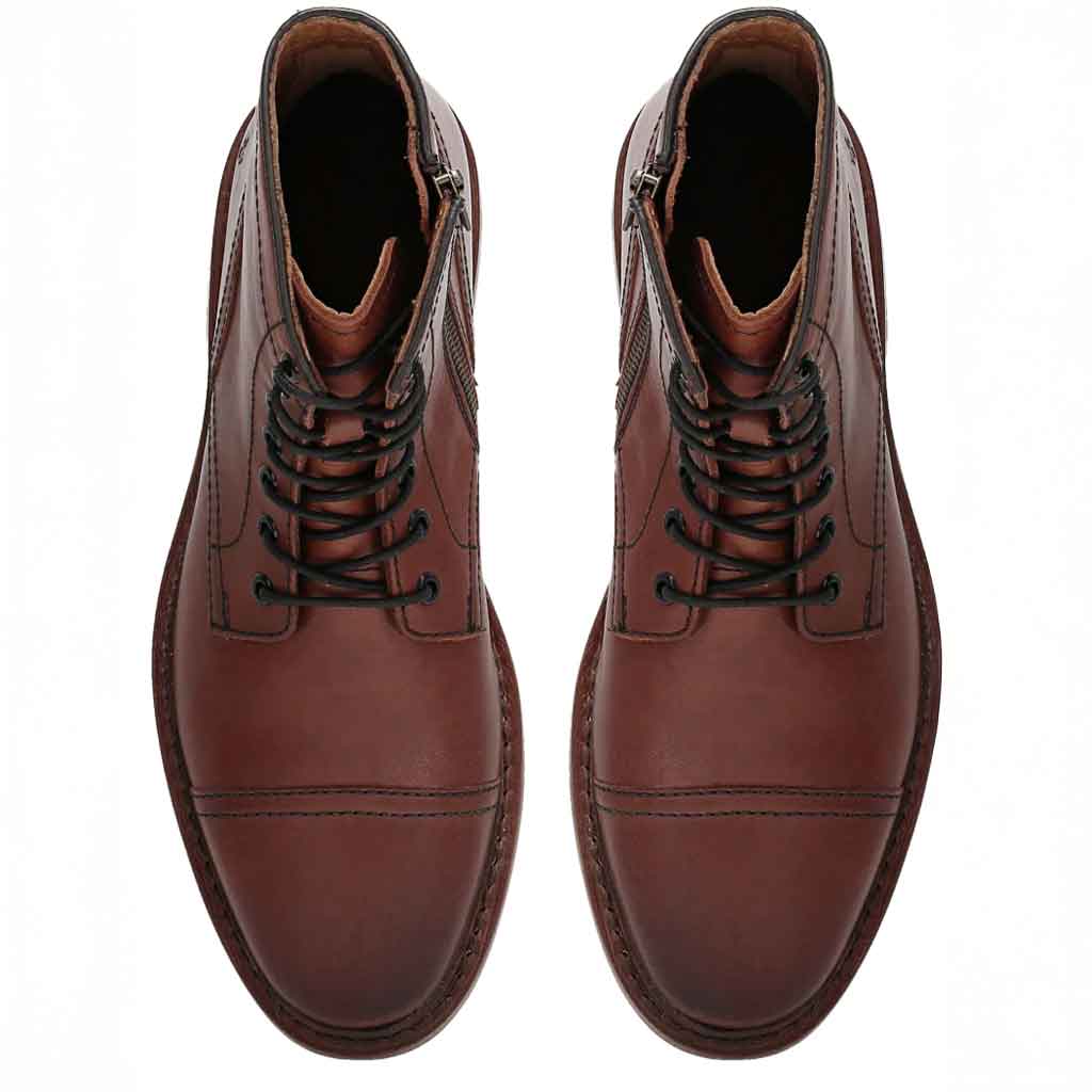 Paul Mid Lace Boot - Brown - re - souL
