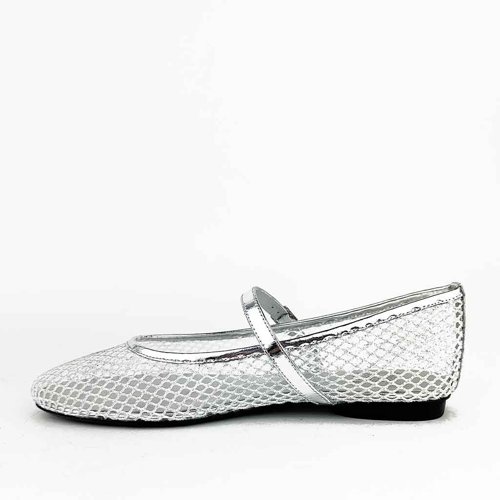 Perth Mesh Flat - Silver - re - souL