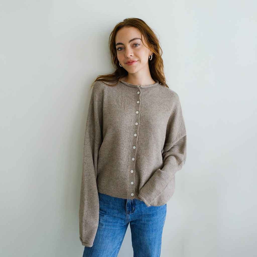 Piper Cardigan - Mocha - re - souL