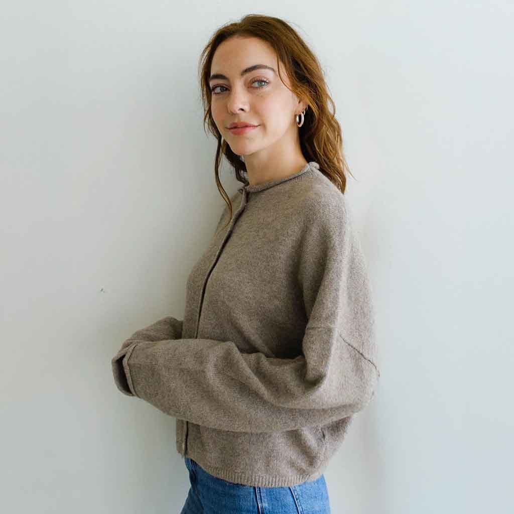 Piper Cardigan - Mocha - re - souL