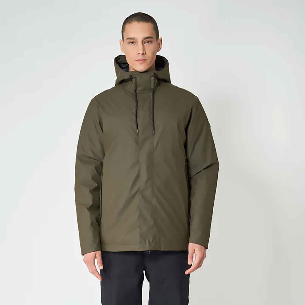 Plas Insulated Raincoat - Khaki - re - souL