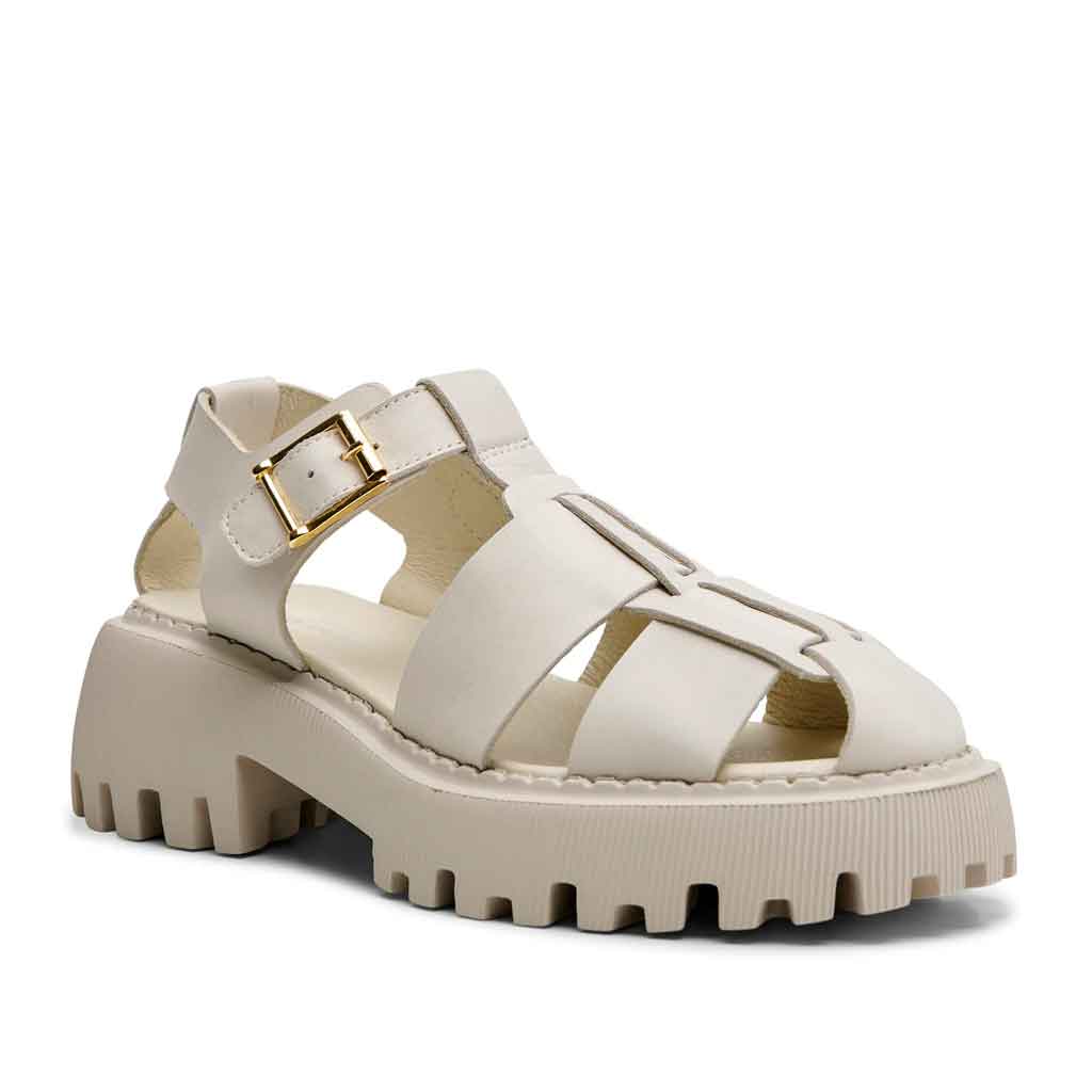 Posey Fisherman Sandal - Off White - re-souL