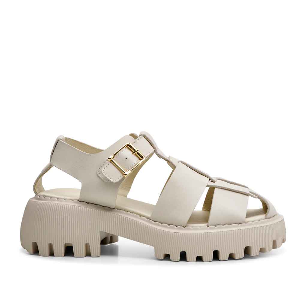 Posey Fisherman Sandal - Off White - re-souL