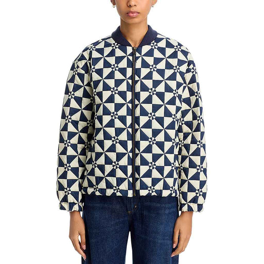 Quilted Puffer Jacket - Vintage Navy - re - souL
