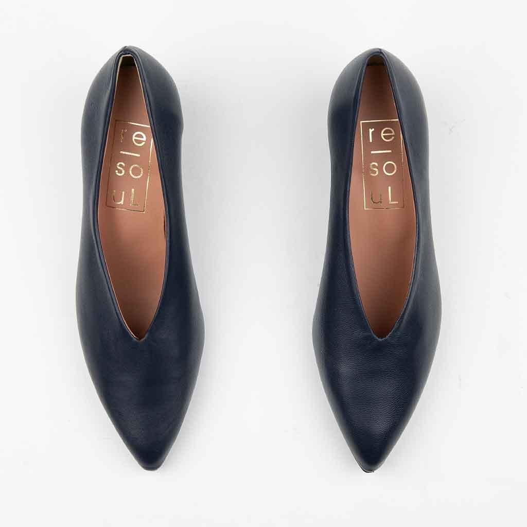 re - souL Dolly Pump - Navy - re - souL