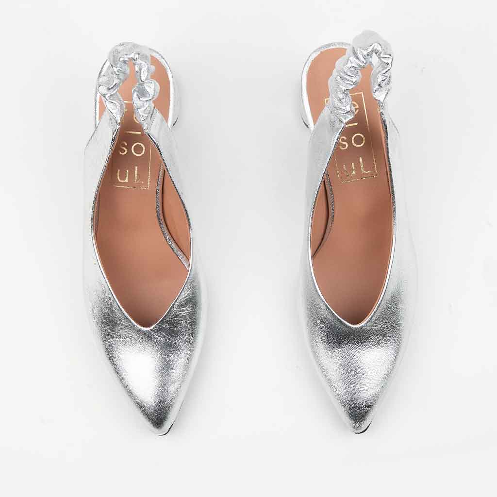 re - souL Dolly Slingback - Silver - re - souL