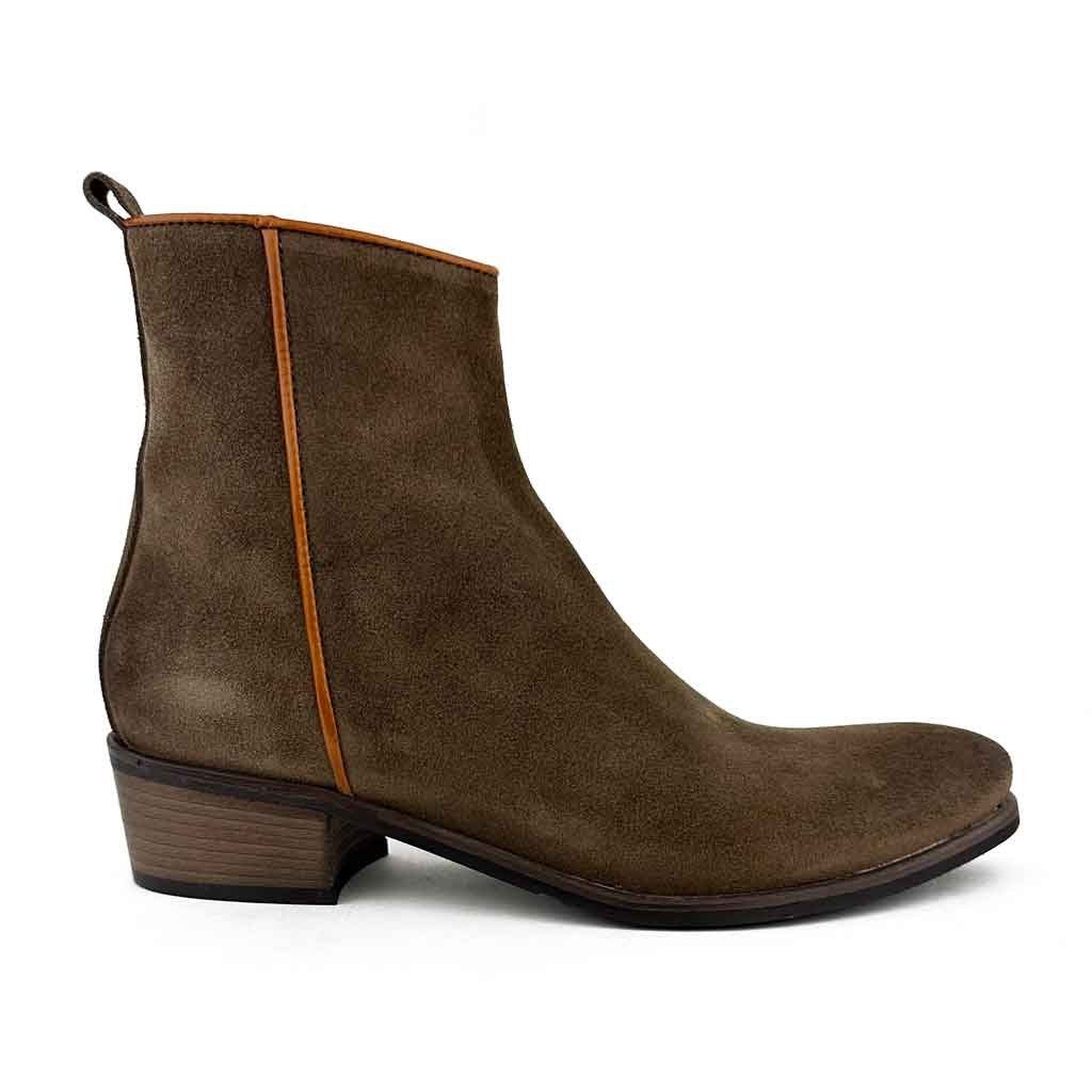 re - souL Toledo Ankle Boot - Taupe Suede - re - souL