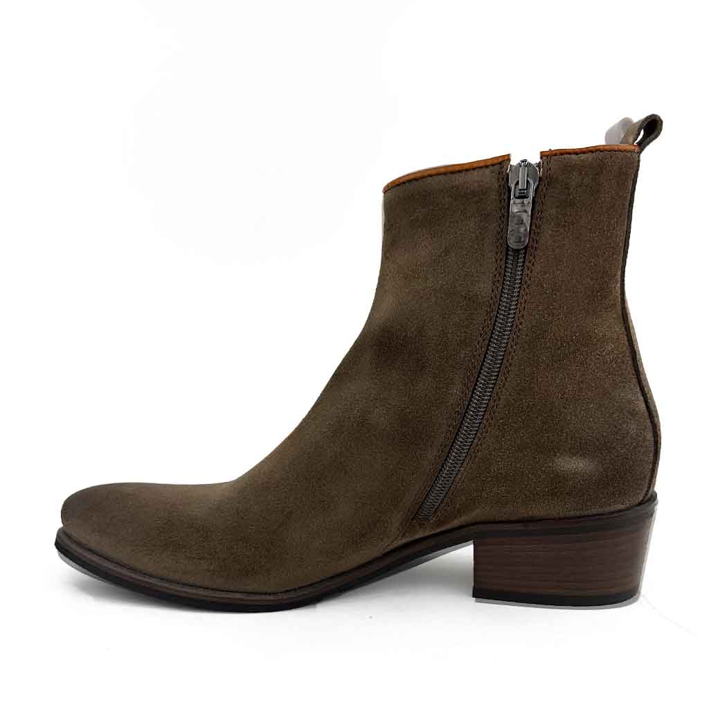 re - souL Toledo Ankle Boot - Taupe Suede - re - souL