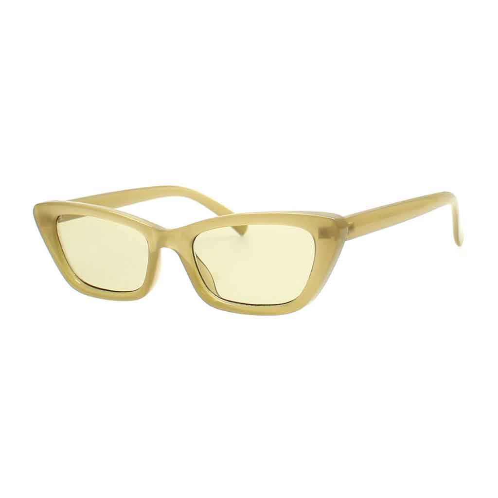 Reality Eyewear Dolce Vita Milky Sage Sunglasses - re-souL