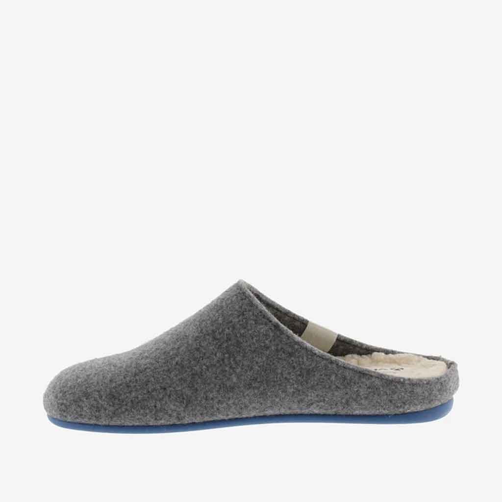 Recycled Wool Felt Slipper - Grey - re - souL